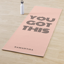 Pachy Pink Benutzerdefiniert GOT SIE DIESES Motivi Yogamatte