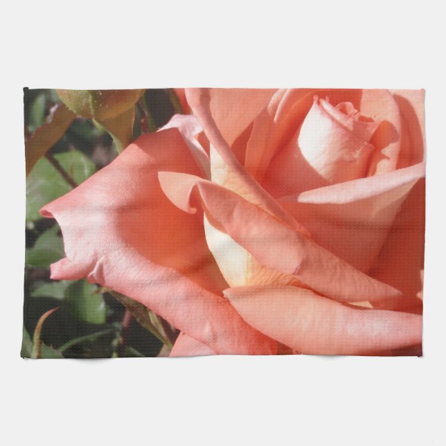 Pachy Rosa Rose Geschirrtuch (Horizontal)