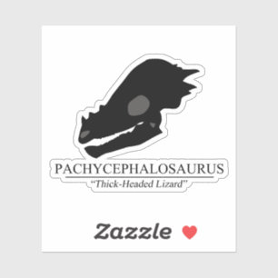 Pachycephalosaurus Skull Aufkleber