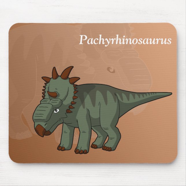 Pachyrhinosaurus Dinosaurier Mousepad (Vorne)