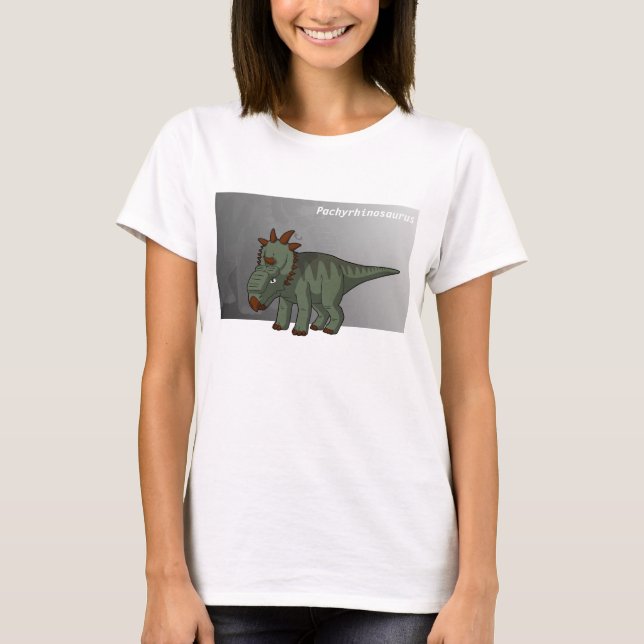 Pachyrhinosaurus Dinosaurier T-Shirt (Vorderseite)
