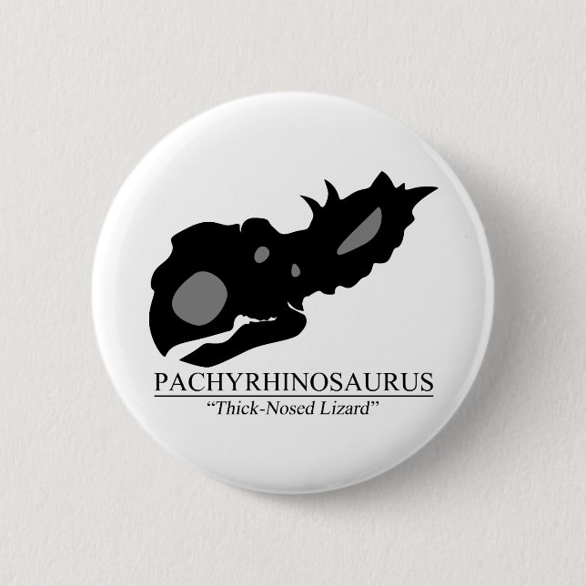 Pachyrhinosaurus Skull Button (Vorderseite)