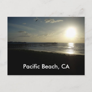 Pacific Beach, CA Postkarte