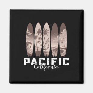 Pacific Beach Kalifornien Surfbrett Männer Frauen  Magnet