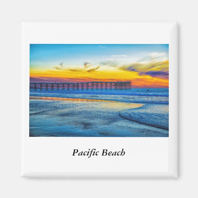 Pacific Beach Pier Magnet (Vorne)