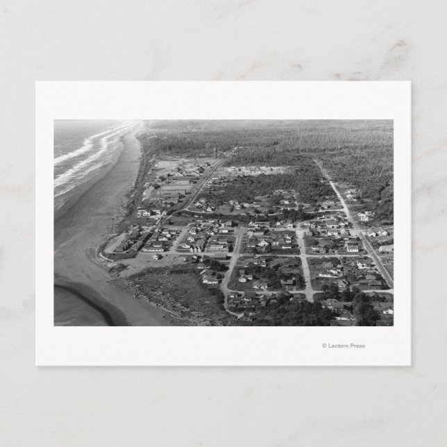 Pacific Beach, WA - Luftbild Postkarte (Vorderseite)