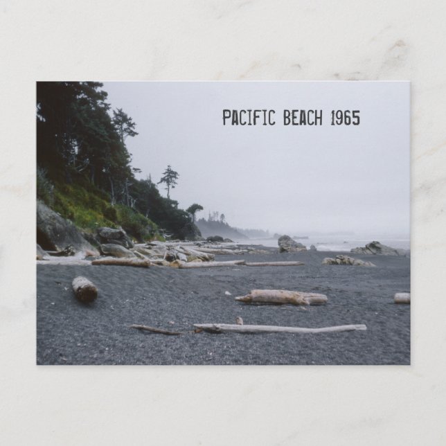 Pacific Beach Washington Staat Postkarte (Vorderseite)