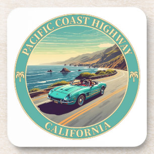 Pacific Coast Highway Kalifornien Getränkeuntersetzer