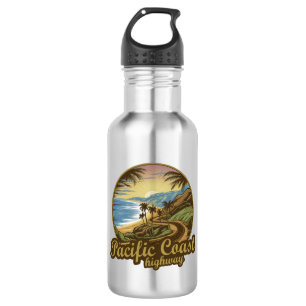 Pacific Coast Highway Retro Edelstahlflasche