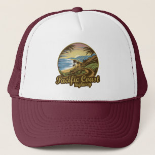 Pacific Coast Highway Retro Truckerkappe