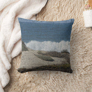 Pacific Coast Landscape Foto Beach Waves Mosaik Kissen