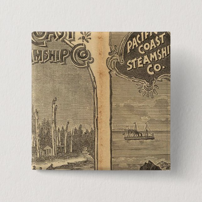 Pacific Coast Steamship Company 2 Button (Vorderseite)