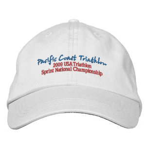 Pacific Coast Triathlon Bestickte Kappe