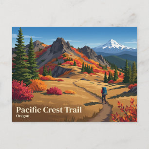 Pacific Crest Trail Oregon Postkarte