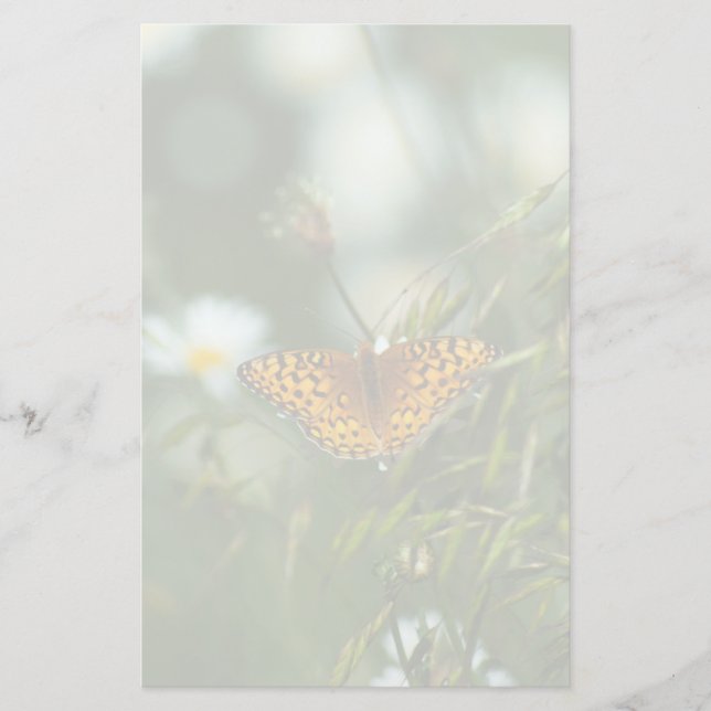 Pacific Fritillary Butterfly Briefpapier (Vorderseite)