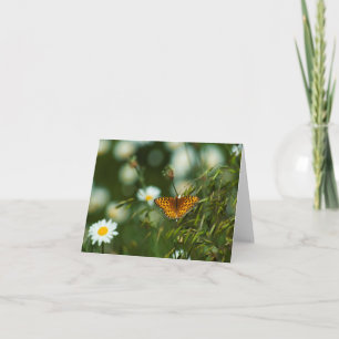 Pacific Fritillary Butterfly Karte