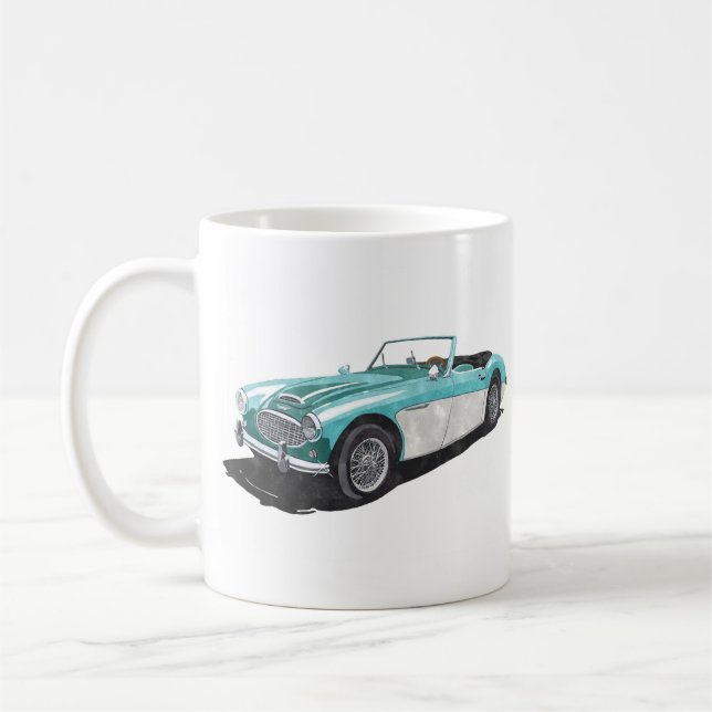 'Pacific Green' Austin Healey 100-6 Kaffeetasse (Links)