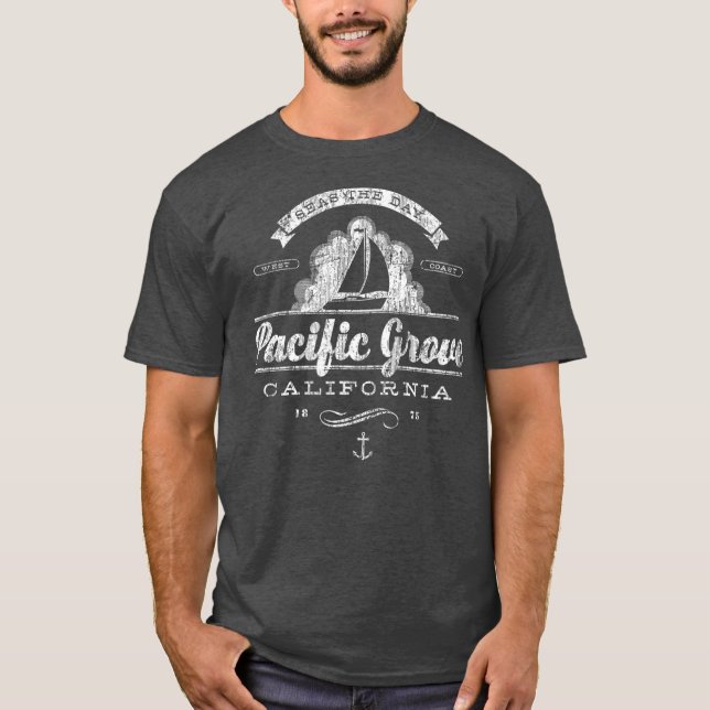 Pacific Grove CA T-Shirt (Vorderseite)
