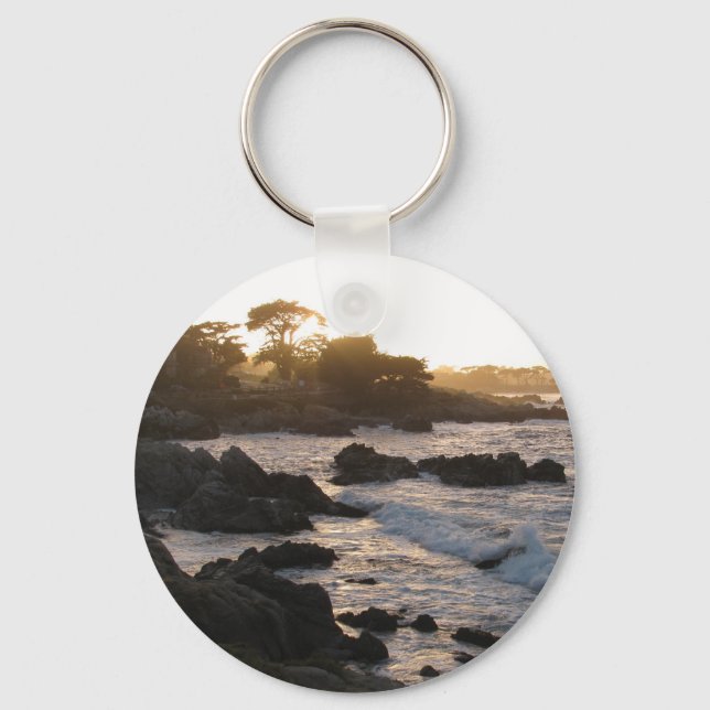 Pacific Grove Sunset Schlüsselanhänger (Vorderseite)