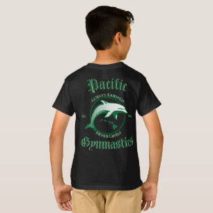 Pacific Gymnastique enfants t-shirt noir