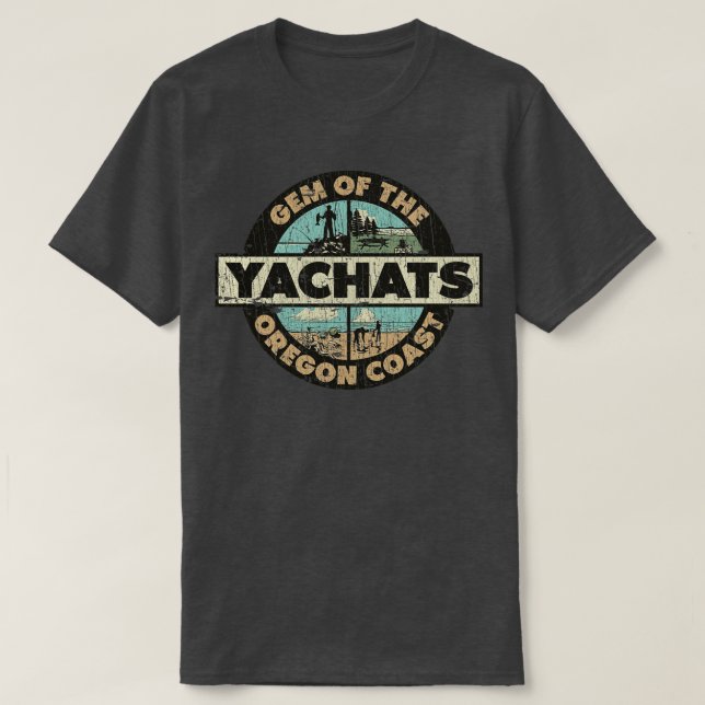 Pacific Nordwest Yachats Gem of the Oregon Coast T-Shirt (Design vorne)
