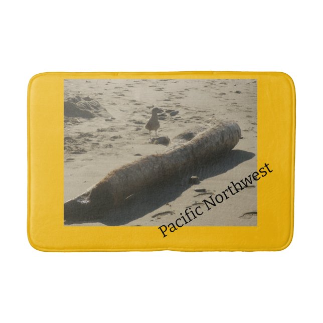 Pacific Northwest Beach Bath Mat Badematte (Vorderseite)