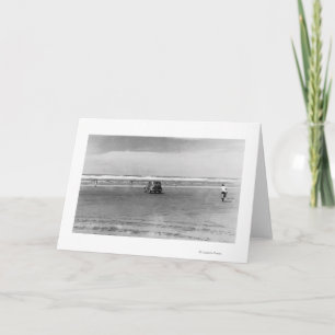 Pacific Ocean Beach Scene Photograph Karte