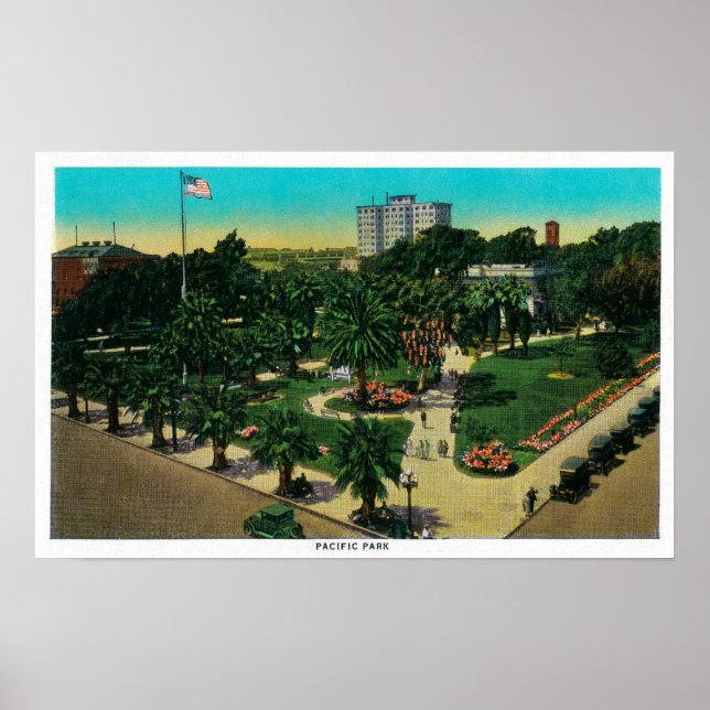 Pacific Park in Long Beach, Kalifornien Poster (Vorne)
