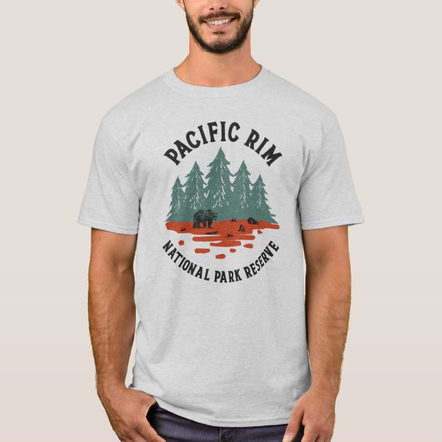 Pacific Rim National Park Reserve Abenteuer T-Shirt (Vorderseite)