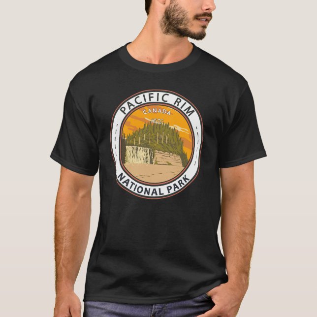 Pacific Rim National Park Reserve Kanada Abzeichen T-Shirt (Vorderseite)