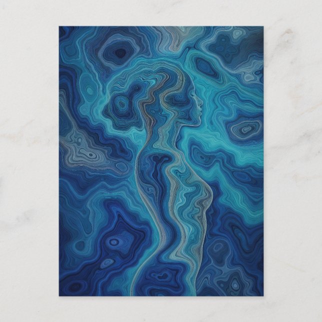 „Pacifica“ – Ein Ozean-Porträt Postkarte (Vorderseite)