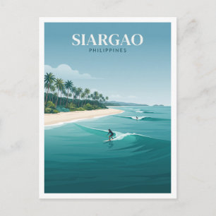 Pacifico Beach, Siargao San Isidro Philippinen Postkarte