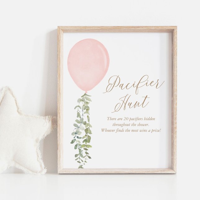 Pacifique Chasse Bleu Balloon Boy Poster Baby show (Créateur téléchargé)