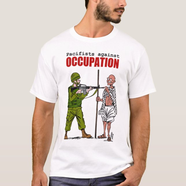 Pacifists gegen Beruf T-Shirt (Vorderseite)