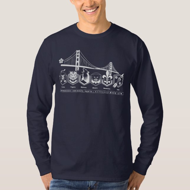 Pack 29 - Golden Gate Long Sleeve T-Shirt (Vorderseite)