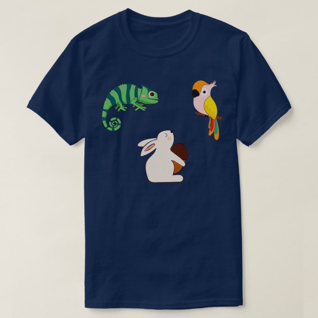 Pack Animal Crocs Jibbitz 3Pack Animal 5 T-Shirt (Design vorne)