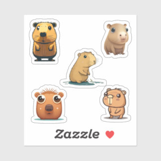 Pack Capybara Super Sticker