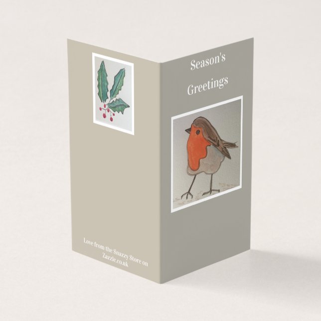 Pack de 25 cartes Robin & Ivy Bonnes Fêtes (Outside)