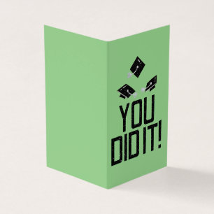 Pack de 25 Vous l'avez fait ! Cartes de parties sc