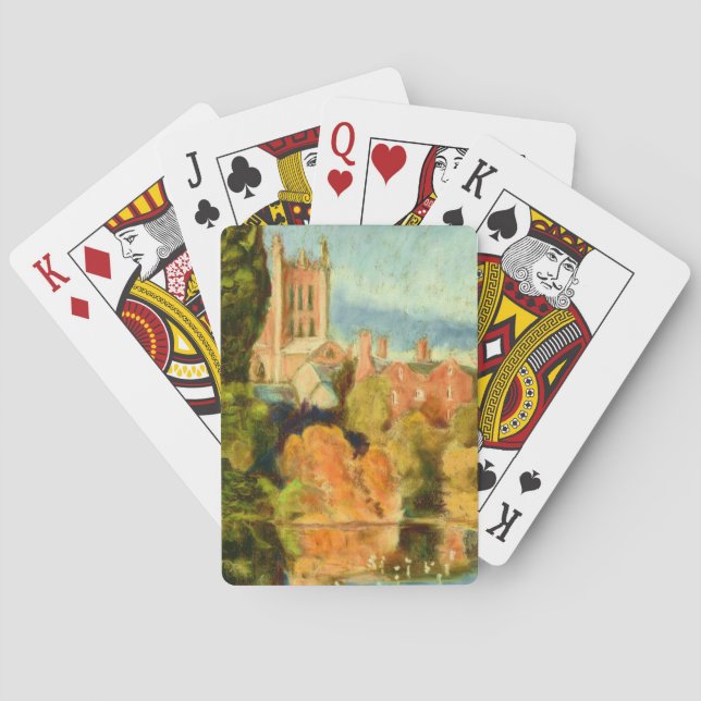 Pack de cartes à jouer - Cathédrale de Hereford (dos)