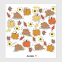 Pack de stickers Thanksgiving