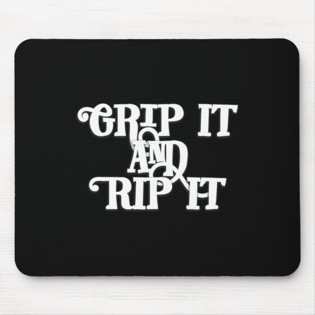 Pack es und reiß es - Disc Golf  Mousepad (Vorne)