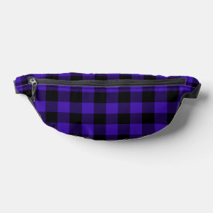 Pack Fanny Black and Blue Check