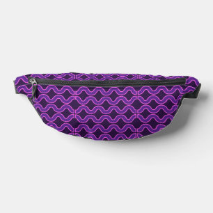 Pack Fanny géométrique violet