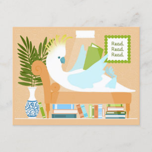 PACK mit 10 Reading Cockatoo Postkarten