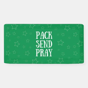 Pack Senden Sie Pray Vinyl Banner