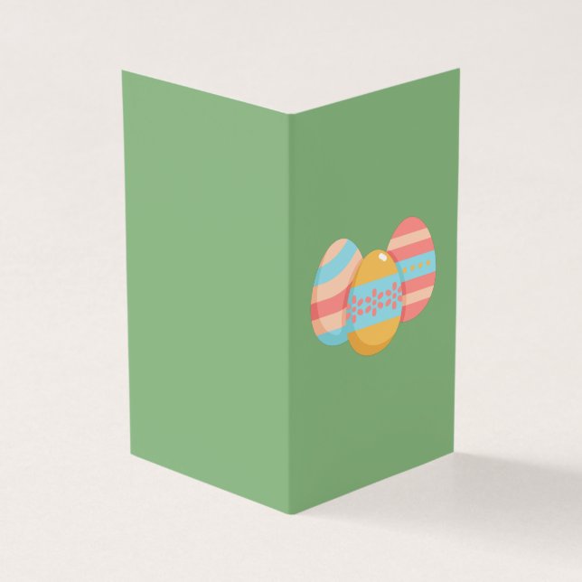Pack simple d'oeufs de Pâques de 25 Mini Cartes (Outside)