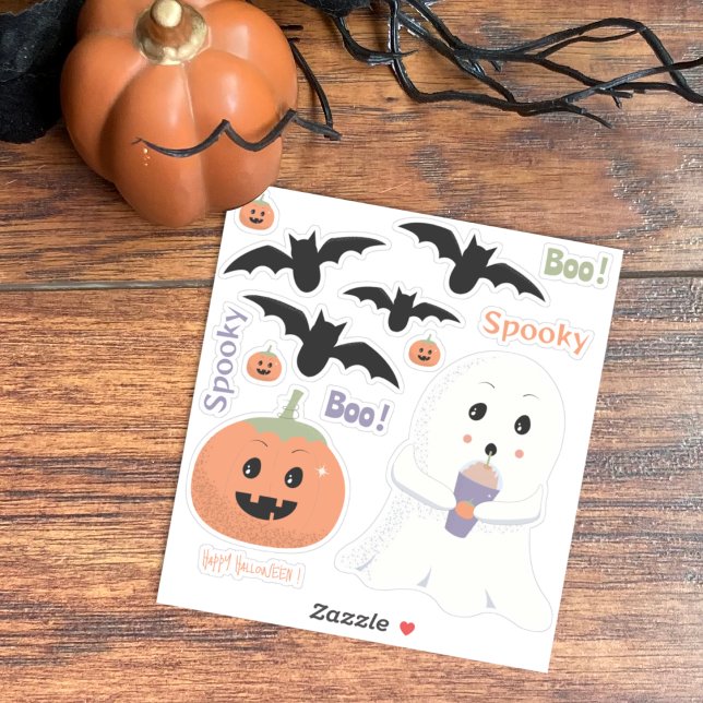 Pack Sticker Éffrayant Halloween amusant (Fun Halloween sticker pack .)