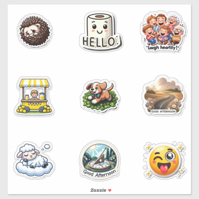 Pack Stickers Random (Feuille)