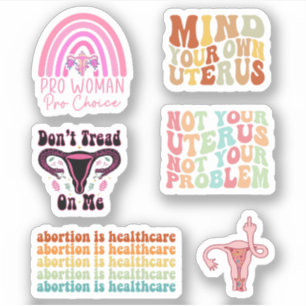 Pack Stickers Roe V Wade, Avortement, Pro Choice